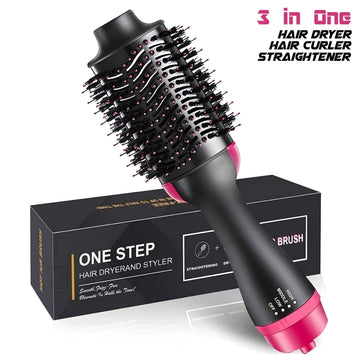 3-in-1 Hair Dryer, Curler &amp; Straightener