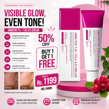 Buy 1 Get 1 FREE | Arbutin 7% + TXA 4% Cream – Dark Spot & Uneven Skin Tone Care